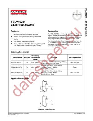 FSLV16211MTD datasheet  